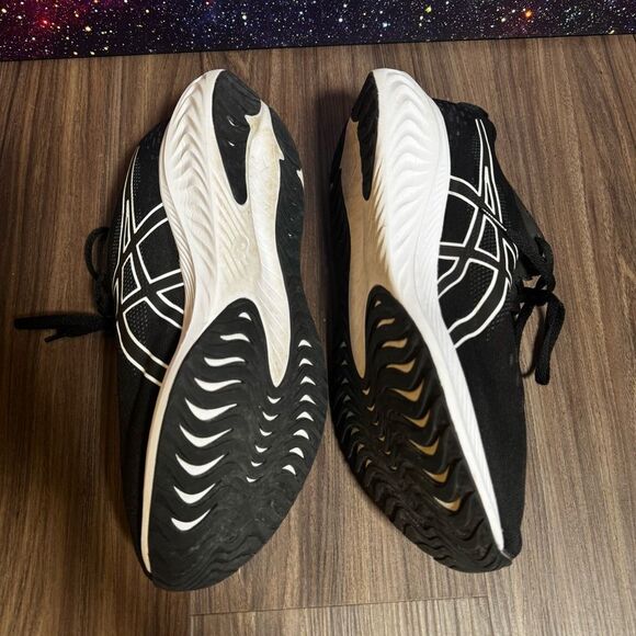 ASICS GEL-EXCITE 10 Athletic Running Shoes Mens Sz 11 F130323 Black &‎ White main image 7